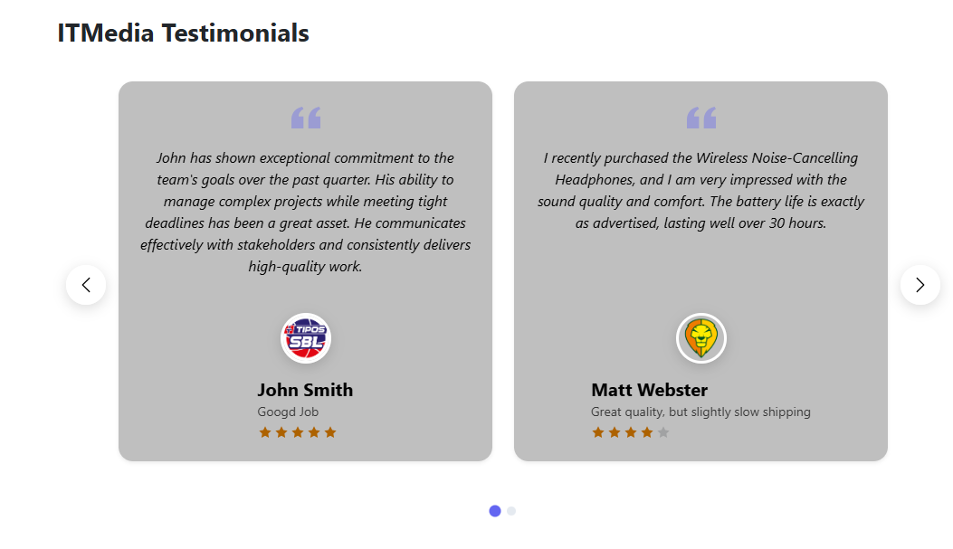 ITMedia Testimonials